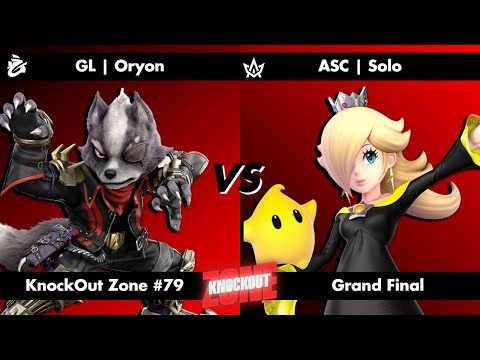KnockOut Zone #79 - SSBU Grand Final - Oryon (Wolf) vs Solo (Rosalina & Luma)
