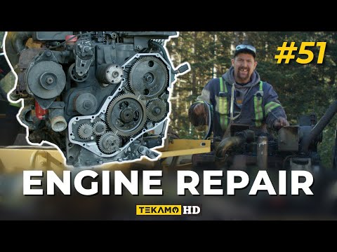 Repairing and Installing This Kawasaki Loader Engine!