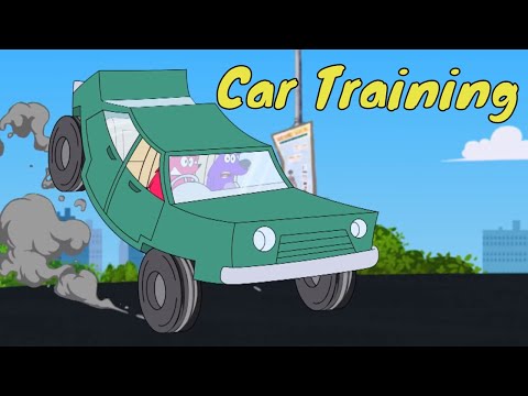 Car Training Ep - 32 - Pyaar Mohabbat Happy Lucky - Hindi Animated Cartoon Show - KidZ