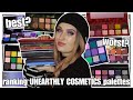 Ranking ALL Of My Unearthly Cosmetics Palettes + SWATCHES