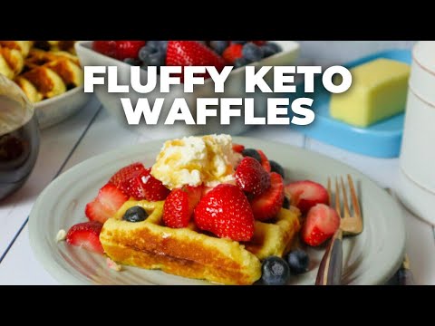 Fluffy Keto Waffles | Easy Gluten-Free Waffle Recipe for Longevity