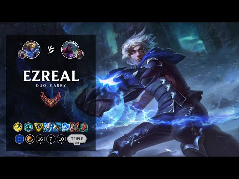 Ezreal ADC vs Varus - EUW Grandmaster Patch 12.19