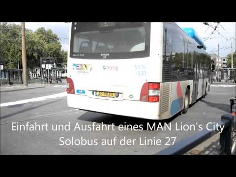 O-Busse und Busse Arnhem / Arnheim am Willemsplein