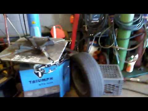 Triumph NTC-950 tire machine how to use and review
