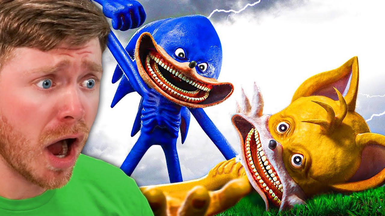 Reacting to SHIN SONIC vs SHIN TAILS in REAL LIFE!