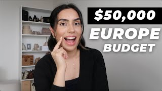 We Budgeted $50K For A 36 Day Europe Trip | Full Breakdown | London, Dubai, Italy, Greece & Germany