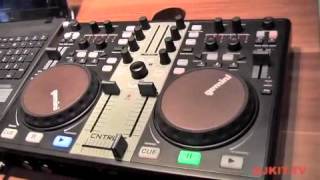 Gemini CTRL-7 USB MIDI DJ Controller with Soundcard @ MUSIKMESSE 2012 with DJkit.tv
