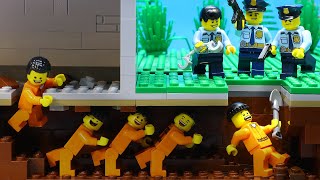 Lego City Prison Break: Secret Escape Tunnel | Lego Stop Motion