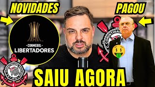 🛑URGENTE🛑 INFORMAÇÕES QUENTES VAZARAM DE DENTRO DO CORINTHIANS! TUDO PAGO! NOVIDADES NA LIBERTA