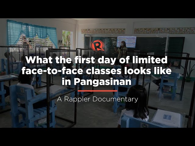 [DOCUMENTARY] What the first day of limited face-to-face classes looks like in Pangasinan