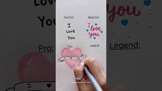 Download lagu Cara menulis 'Aku Cinta Kamu' ❤️ #shorts #nhuandaocalligraphy #lettering mp3