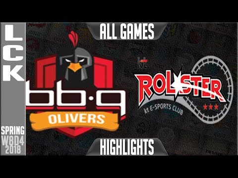 BBQ vs KT Highlights ALL GAMES | LCK Week 8 Spring 2018 W8D2 | BBQ Olivers vs KT Rolster