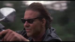 Wild Orchid - Mickey Rourke riding a Harley