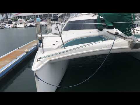 SOLD! 2001 Manta 42’ Sailing Catamaran for sale in San Diego, CA for $175K. SOLD!