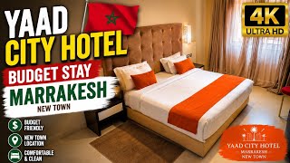 Budget Stay in Marrakech New Town | Yaad City Hotel Review (4K)