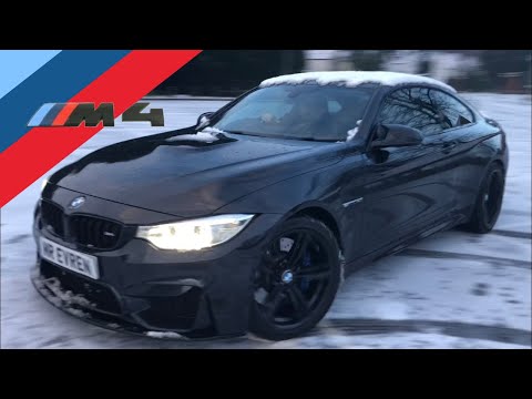 BMW M4 SNOW DRIFT + DONUTS (POV) (F82)