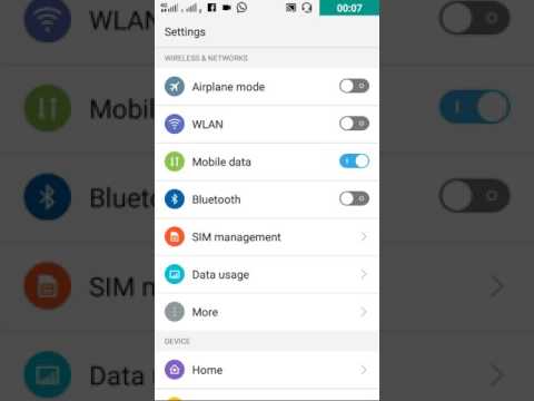 Hidden menu in android
