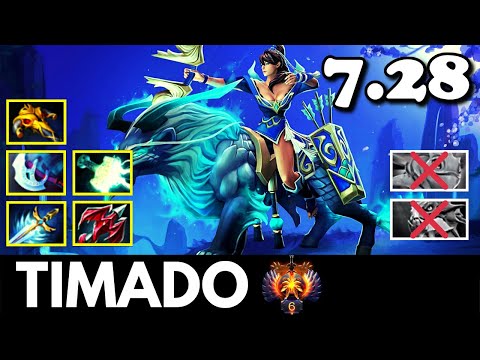 TIMADO MIRANA REAL HARD CARRY DOTA 2 PRO GAMEPLAY 7.28