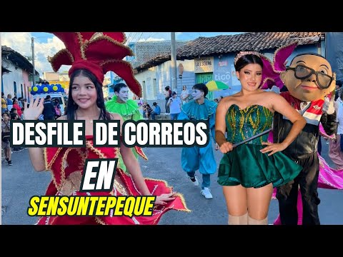 Desfile  de correos en Sensuntepeque  2025