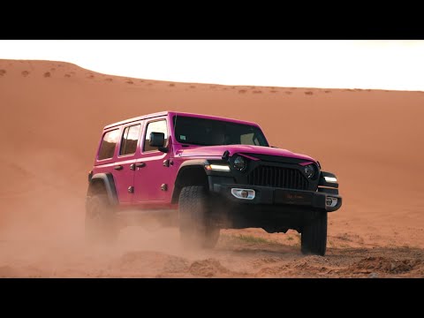 Jeep Wrangler Sahara diamond pink by RigaCustoms