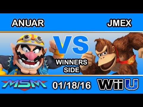 MSM 33 - ANUAR (Wario) Vs. 2GG | Jmex (Donkey Kong) Winners Side - Smash Wii U