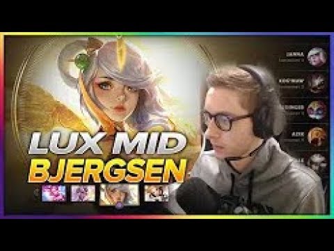 Bjergsen Lux vs Azir Mid   Patch 8 9 Season 8   BJERGSEN STREAM