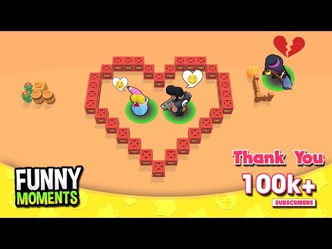 Love Story BULL, PIPER & MORTIS 💔 Brawl Stars Funny Moments 2019 | Thank You 100k+ Subscribers !!!