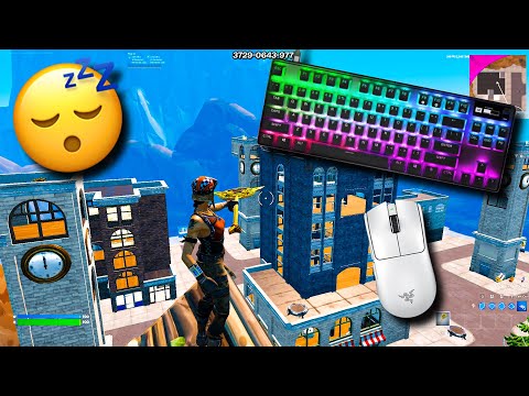 SteelSeries Apex Pro TKL ASMR 😴 Tilted Zone Wars Gameplay 🏆 Fortnite Satisfying Keyboard 360 FPS 4K