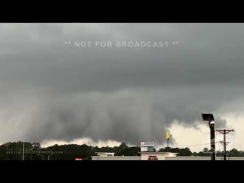 04-06-2022 Cordele, GA - Tornadic Storm and Wall Cloud