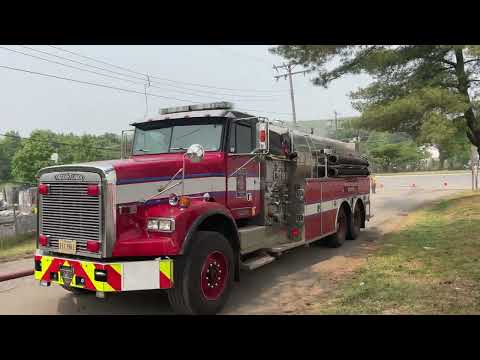 Lorton Landfill Fire Tanker Fill Site - Fairfax County & PWC Fire - ON SCENE
