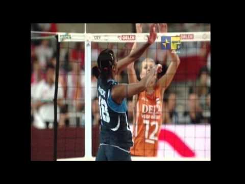 Aanval techniek dames volleybal