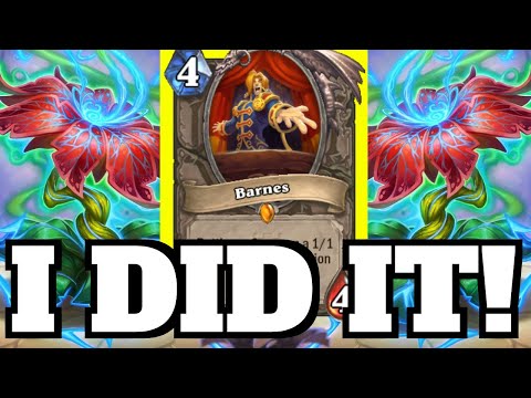TURN 1 OTK! I DID IT! Lightning Bloom Barnes Kael'thas Combo! | Hearthstone