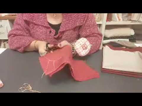 🌹549 cestino di stoffa facilissimo con solo due tessuti quadrati @elicrea creativo 💕