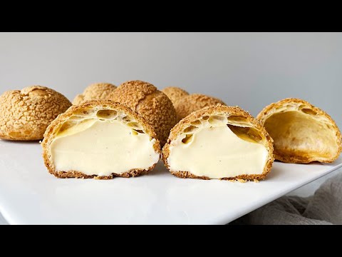 Choux Сraquelin à la Vanille (Cream Puffs)