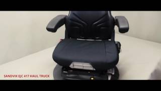 Sandvik® EJC 417 Underground Haul Truck Seat Covers
