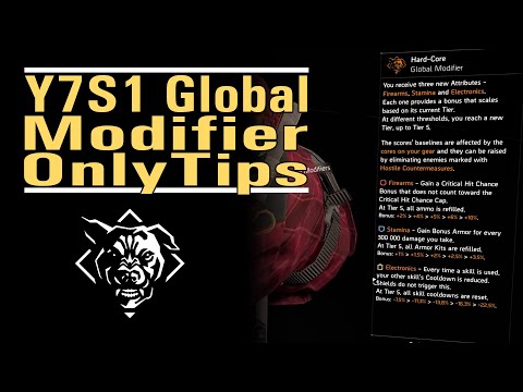 Y7S1 Global Modifier - OnlyTips - Explaining the hard-core seasonal modifier  - The Division 2