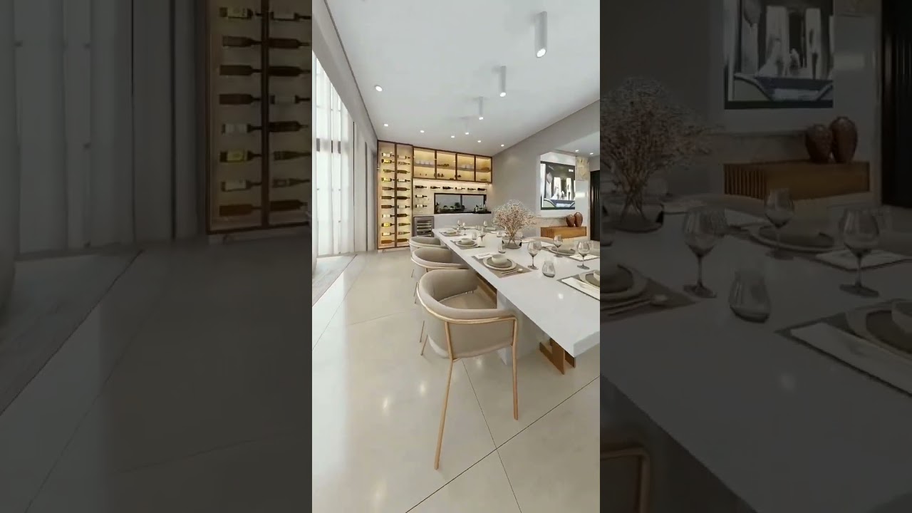 dekorasi rumah tanpa sekat terlihat lebih luas dan mewah 😍