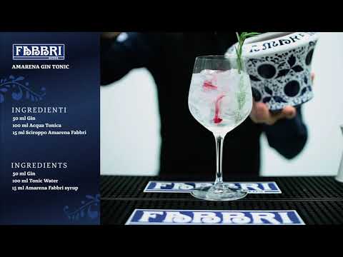 FABBRI - Amarena Tonic (Cherry Gin Tonic) | RECIPE - Cocktails