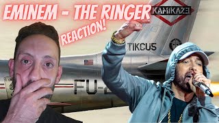 HE&#39;S HAVING NONE OF IT! | EMINEM - THE RINGER (FIRST TIME REACTION) Kamikaze Journey!