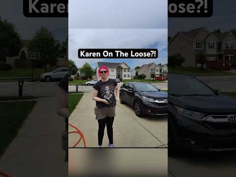 Karen On The Loose! #karen #funny #podwork #trendingshorts #police #demik #stitch #share #duet