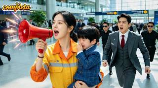 Pobre limpiadora usa megáfono x ayudar a niño perdido. ¡Era hijo del CEO! Su destino cambió.