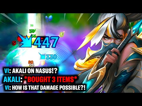 This Akali Build Feels Like Cheating... (Rank Up Easily)