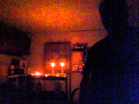 Candle snuff with whip. S crack.