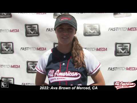 2022 Ava Brown Committed Idaho State -  Pitcher & Outfield Softball Player Skills Video - AASA Pikas