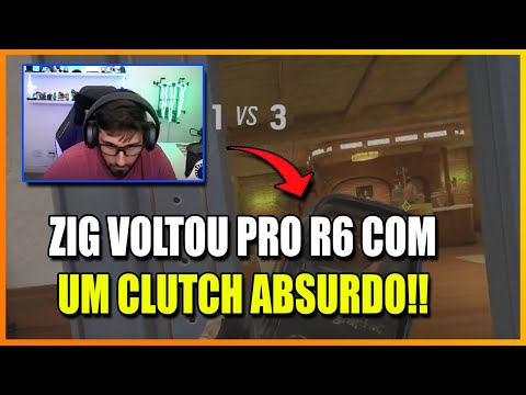 QUEM É REI NUNCA ESQUECE! CLUTCH MONSTRO DO ZIG 👑👑 - R6 CLIPS