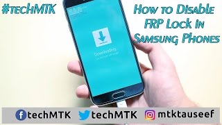 How to disable Samsung Phones FRP lock