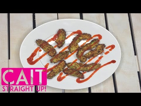 Air Fried Avocado Fries Recipe | Fried Avocado | Cait Straight Up