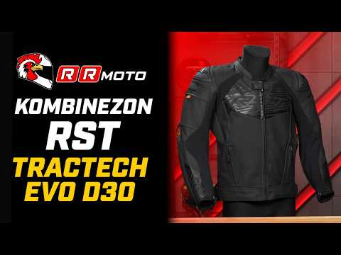 RST TRACTECH EVO D3O _ dwuczęściowy kombinezon skórzany z certyfikatem AAA