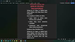 Türkiye'nin En Uygun ve Kaliteli Baskı Yapan Matbaa veya Kitap Basım S