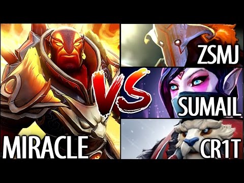 Miracle  vs ZSMJ SumaiL Cr1t Dota2 7 04 World War